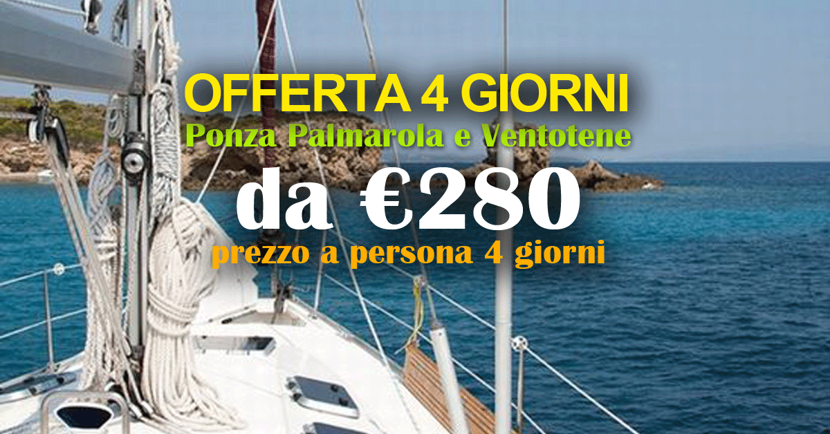 offerta 4 giorni a vela